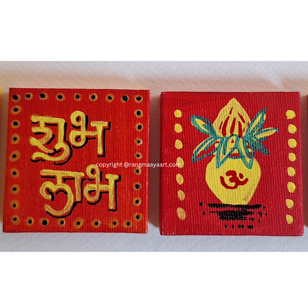 Mini Diwali Canvas Art